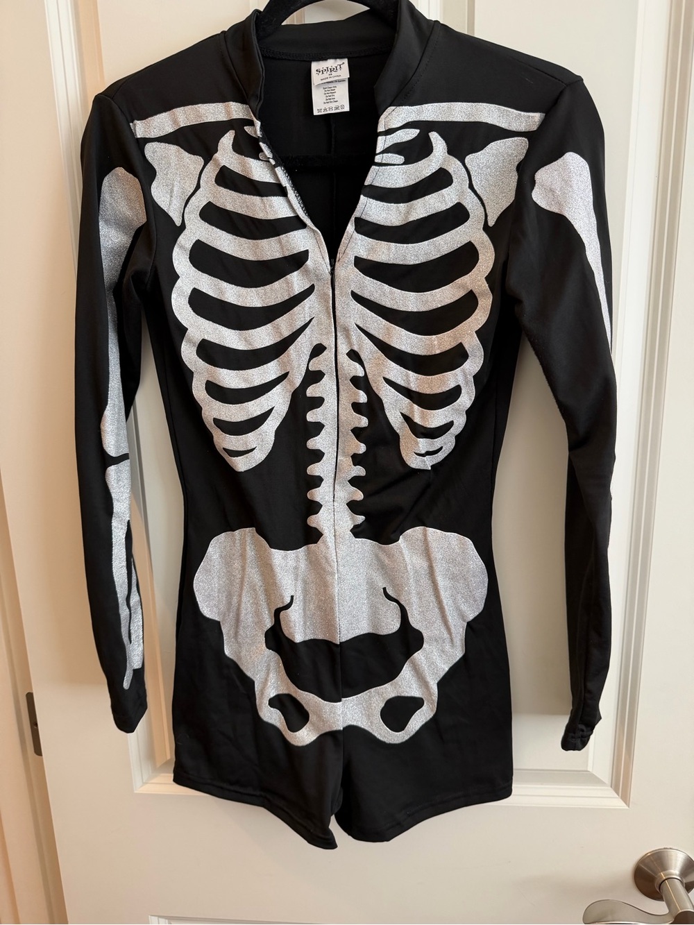 Spirit Halloween skeleton romper size xs